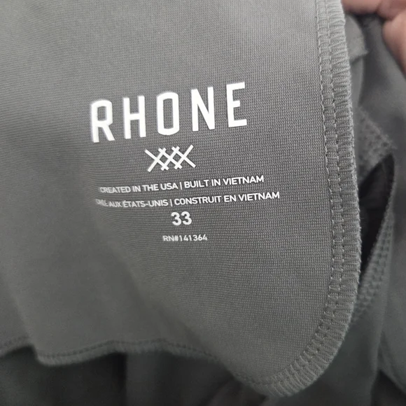 Rhone Men's Gray Golf Casual Performance Pants Size 33x30 - Picture 5 of 5